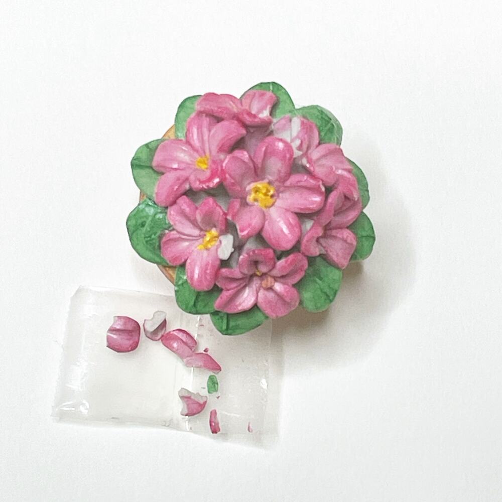 Limoges Box Flower Garden Hand Painted Porcelain Trinket Box - Picture 4 of 5